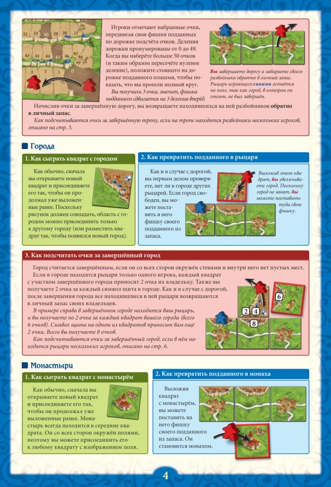 Настольная игра - Каркассон. Carcassonne